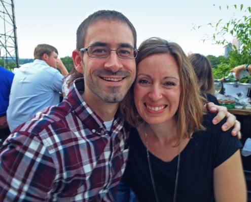Me and my wife, Liz