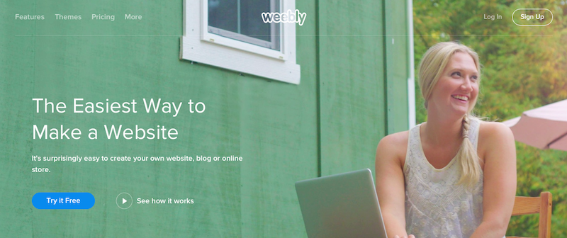 create a therapy website with weebly