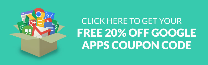 Free 20% coupon code for Google Apps for Work