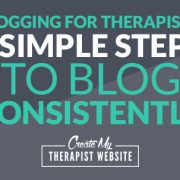 Ever feel like you can't overcome that blank word document and consistently write blog posts for your private practice? These 3 simple steps will help you avoid that.