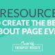 5 Resources to Create the Best About Page Ever