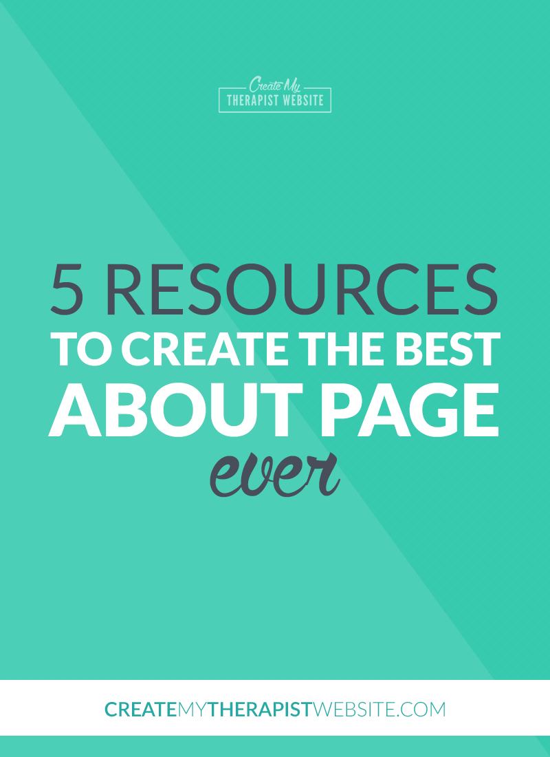 Your about page on your private practice website is a huge asset to your business. This page is often one of the most-visited pages on your website, so it’s important that you spend time making sure your about page works for you, turning potential clients into paying ones. In this blog post I’ll give you some great resources to help you write your about page to speak to your potential clients.