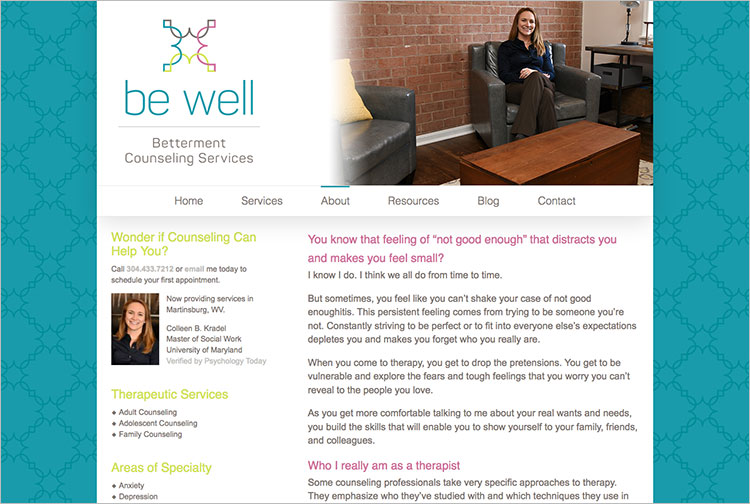 Be Well Betterment Counseling Service About