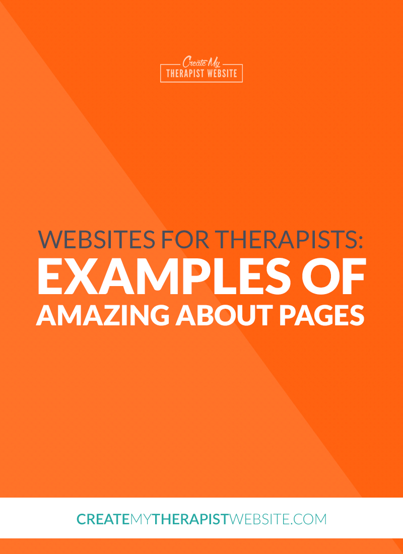 Your About page is one of the most important pages on your private practice website. Because it be one of the most visited pages on your website, it’s vital that your About page helps you stand out. Your About page is a place where potential clients will go to learn more about you, your practice and attempt to find the connection they need when searching for a therapist to help them with the challenges they are facing. But writing and creating content for your own About page can be very overwhelming. I myself have written and re-written the content on my About page multiple times! To help with your About page woes, I’ve gathered 10 great about pages for therapists to inspire you.