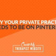 Pinterest isn’t just for recipes, workout plans, and dream weddings. It’s actually a great way to drive traffic to your private practice’s website.