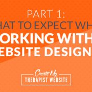 Hiring a professional designer to create your private practice website is a great investment that can help you grow your caseload. But what does it look like to work with a web designer? In this article I’ll give you a behind-the-scenes look at how I work closely with my clients to create websites that are an asset to their private practices.