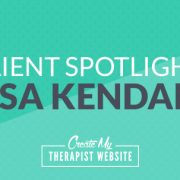 I’m super excited to introduce you to another amazing counselor, Lisa Kendall. I had the pleasure of working with Lisa to breathe new life into her private practice website in order to support her growing counseling and consulting business.